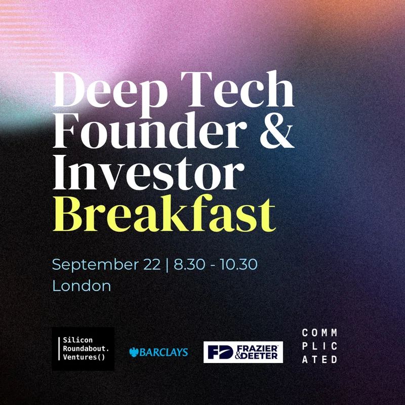 Deep Tech Founder & Investor Breakfast