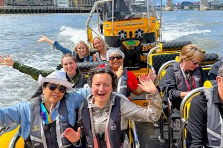 Thames RIB Tower Speedboat Blast with Gordon Ramsay's Street Pizza Bottomless Pizza for Two