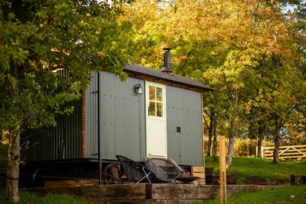 Two Night Monmouthshire Cosy Shepherds Hut Break for Two with Italian Inspired Platter and Prosecco