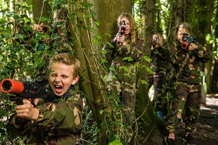 Forest Laser Tag Adventure for Four