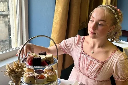 Mr. Darcy’s Sparkling Afternoon Tea in the Regency Tea Room for Two, Bath