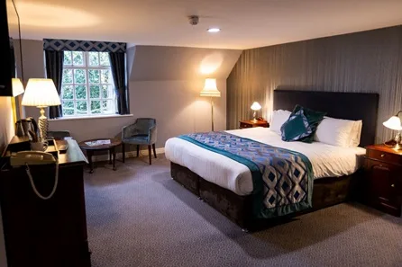 One Night Weekend Cheshire Break in a Feature Room with Prosecco and Breakfast for Two at Mere Court Hotel