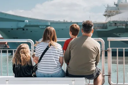 Portsmouth Harbour Sightseeing Cruise for Two Adults and Two Children