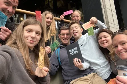 Race Across the World: The Experience in Manchester for Two Adults and Two Children