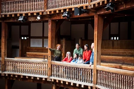 Shakespeare's Globe Theatre Guided Tour with Three Course Dinner and Cocktail at The Swan Restaurant for Two
