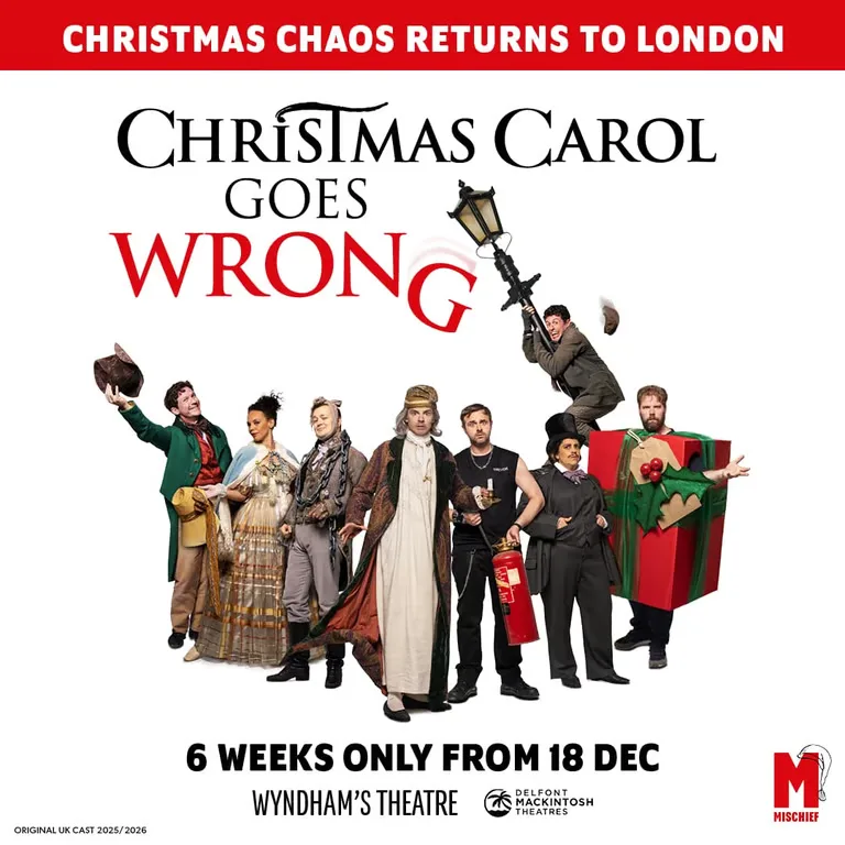 Christmas Carol Goes Wrong, Wyndham's Theatre, London