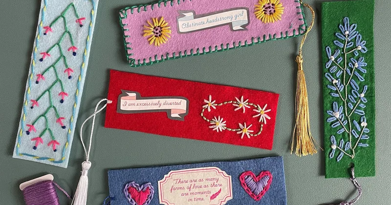 Bookmark Embroidery Workshop