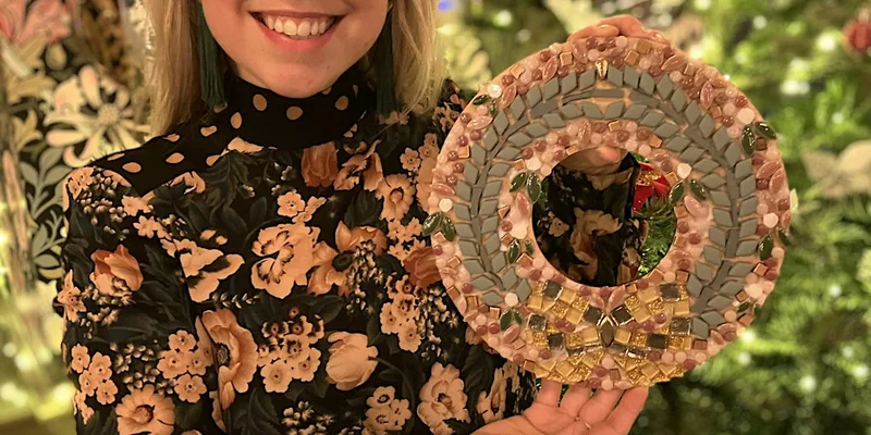 Festive Mosaic Wreath Workshop