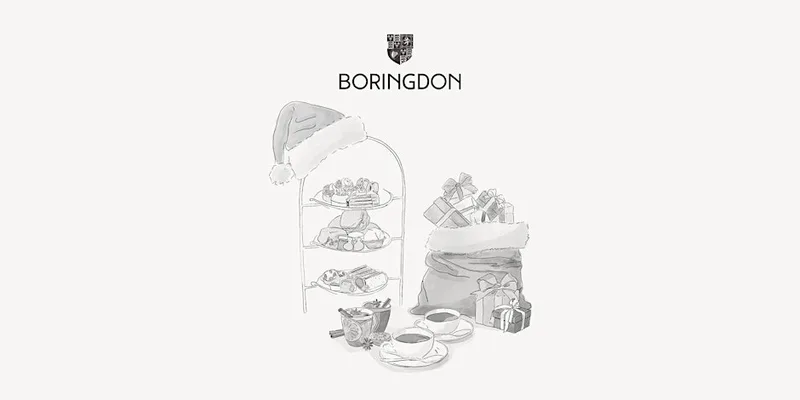 Festive Afternoon Tea with Father Christmas at Boringdon Hall Hotel