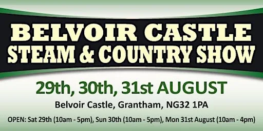 Belvoir Castle Steam & Country Show 2026 - Public Camping