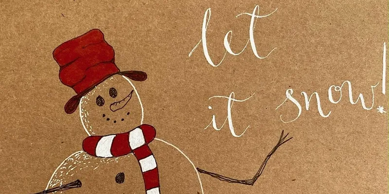 Festive Modern Calligraphy