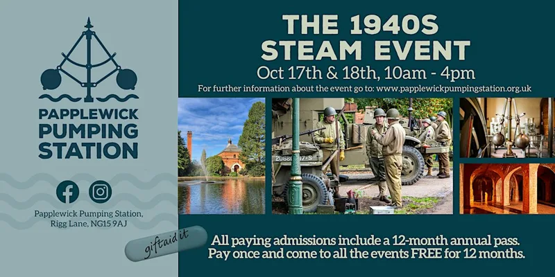 The 1940s Steam Event at Papplewick Pumping Station