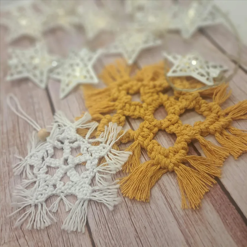 Macrame Snowflake Decoration Workshop