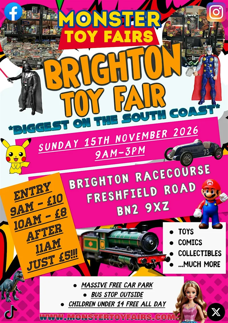 Brighton Toy Fair - The Biggest on the South Coast - over 150 stalls