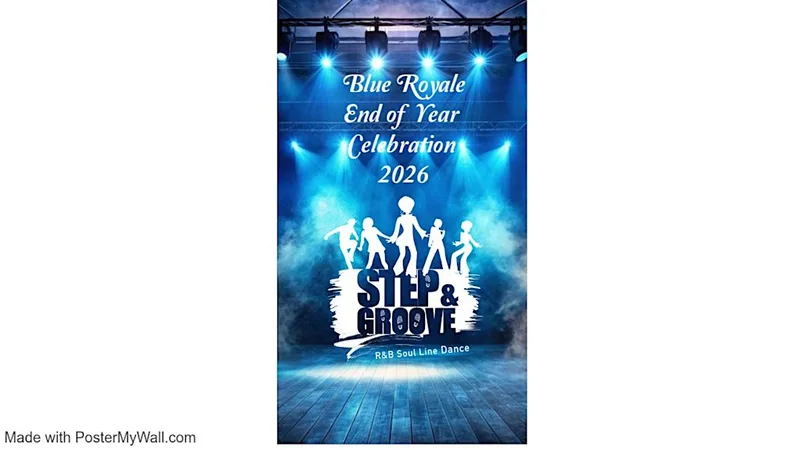 Blue Royale Nottingham StepnGroove End of Year Celebration
