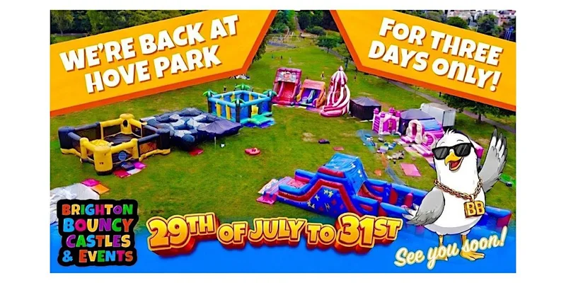 BOUNCE @ HOVE PARK 29TH JULY TO 31ST JULY 2026