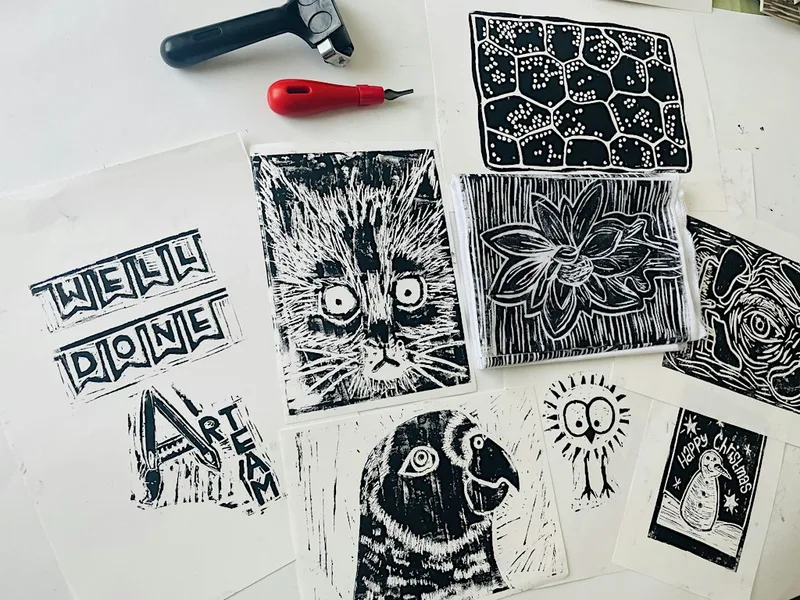 Lino Printing Workshop - October