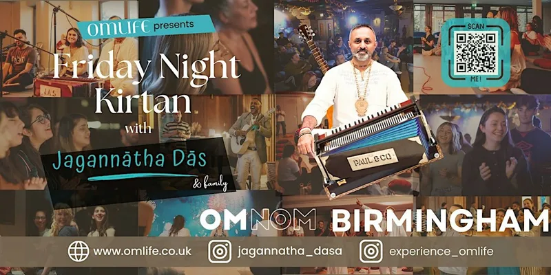 OmLife Birmingham Presents: Friday Night Kirtan with Jagannātha Dās