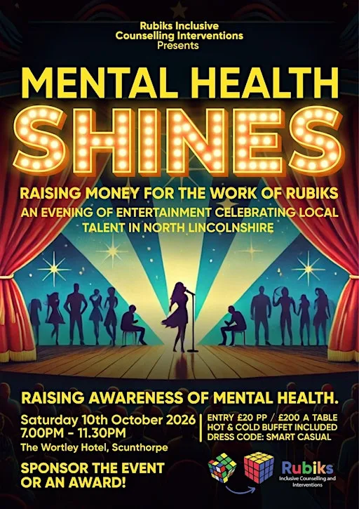Rubiks Inclusive Counselling CIC Presents: Mental Health Shines 2026