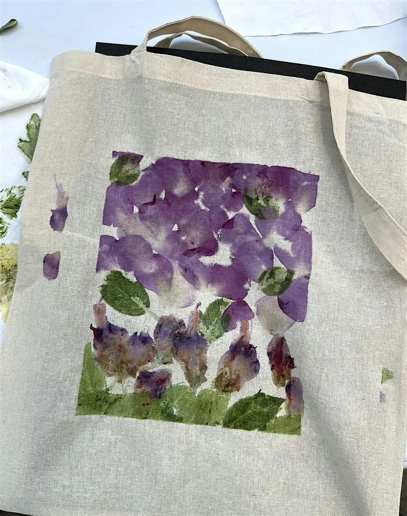 Hapa-Zome Tote Bags with Ellie Baddick