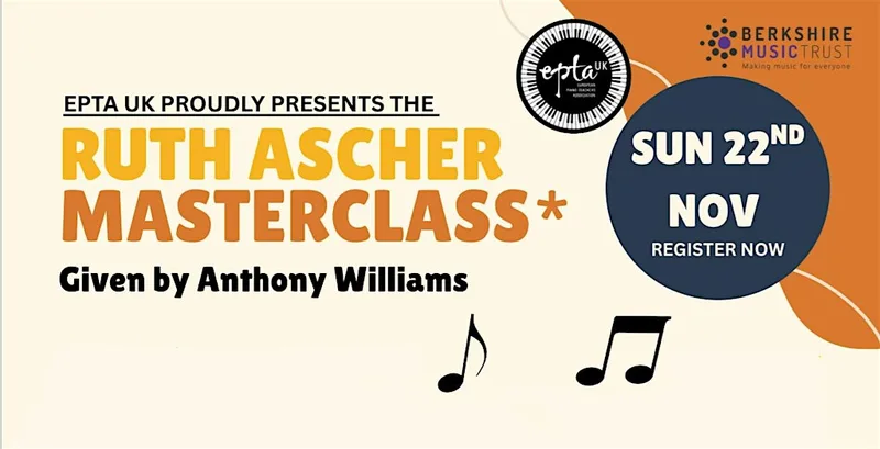 Ruth Ascher Piano Masterclass 2026