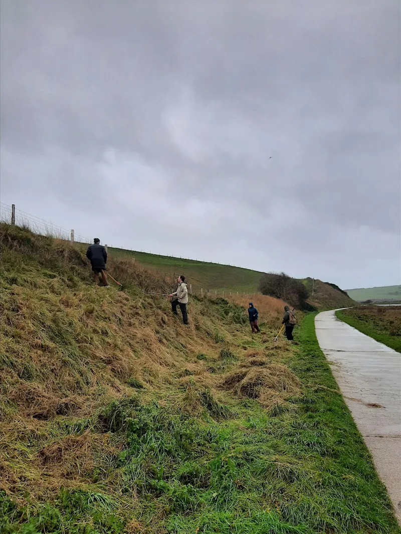 Scything Day at Seven Sisters Country Park