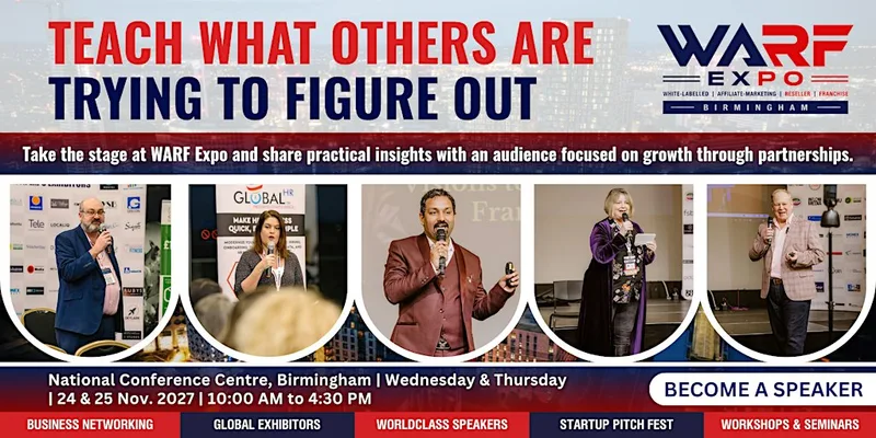 WARF Expo 2027 | Become A Speakers At Premier B2B Show