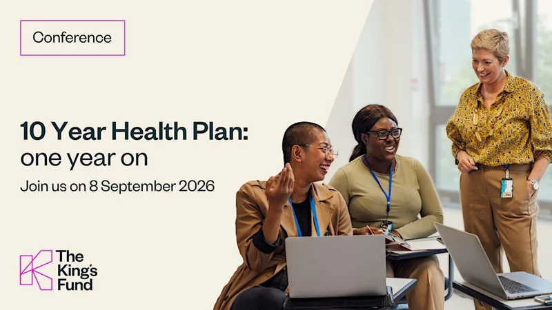10 Year Health Plan – one year on (In-person)