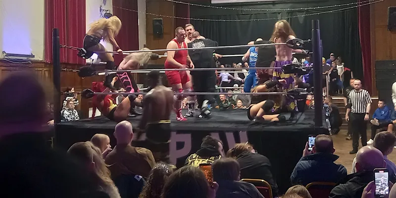 AMERICAN WRESTLING EPW HOUGHTON LE SPRING