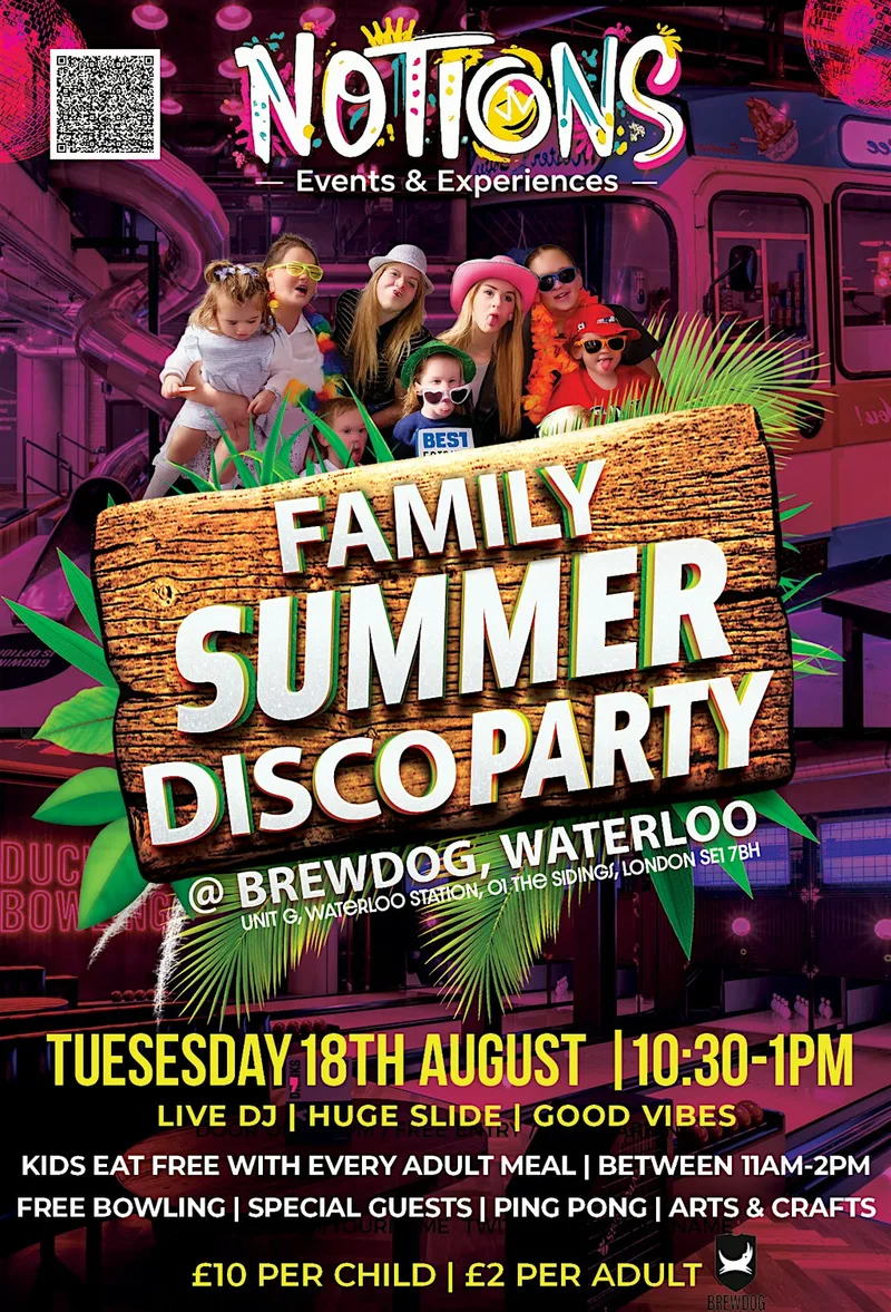 ✨ Family Summer Beach Party at BrewDog Waterloo ✨