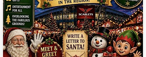Christmas market Parc y scarlets stadium Llanelli