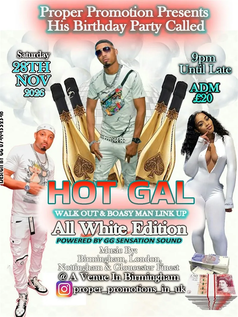 All white edition party
