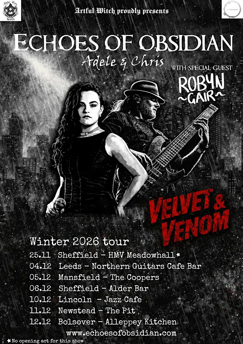 Echoes of Obsidian - Adele & Chris present Velvet and Venom