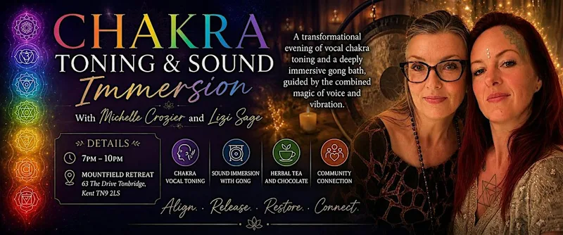 Chakra Toning & Sound Immersion in Tonbridge