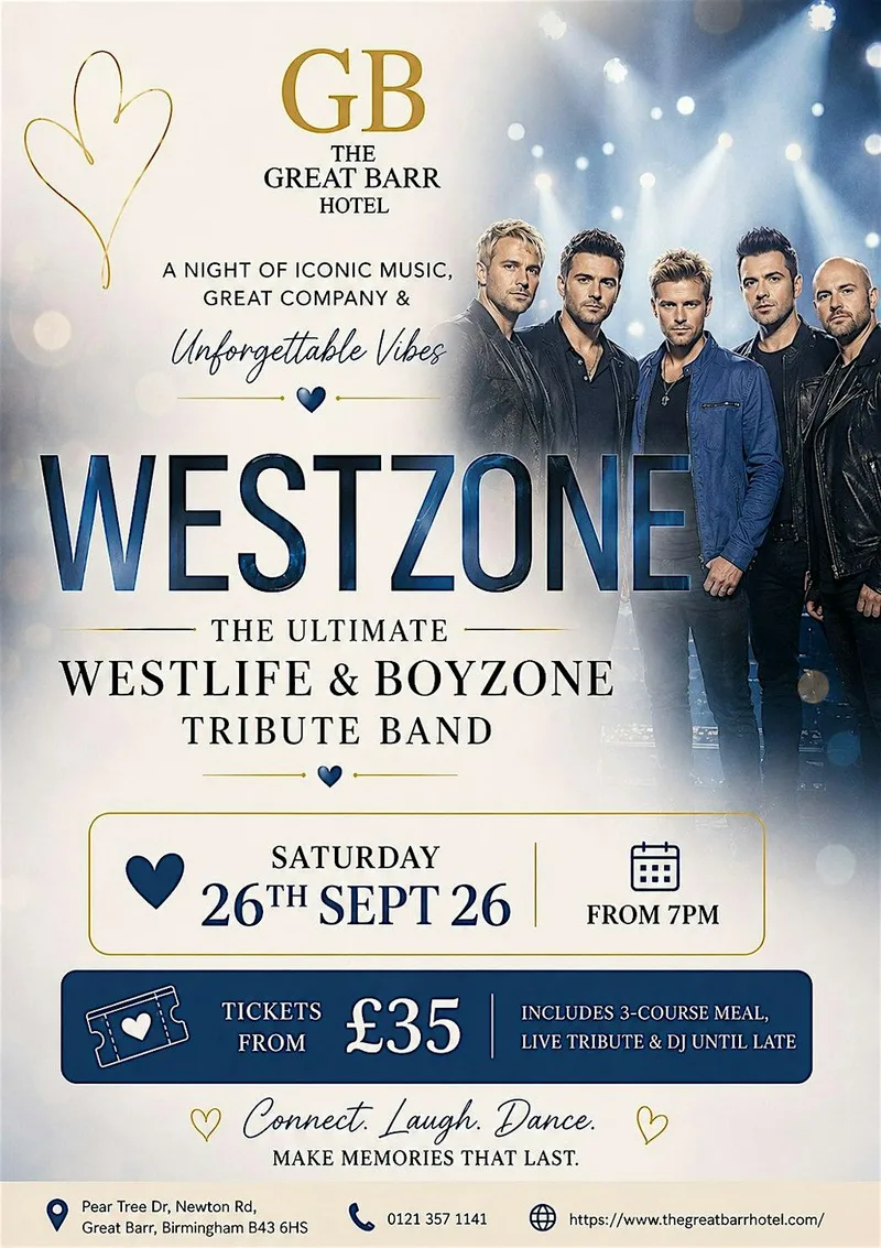 WESTZONE - Boyzone & Westlife Tribute Night