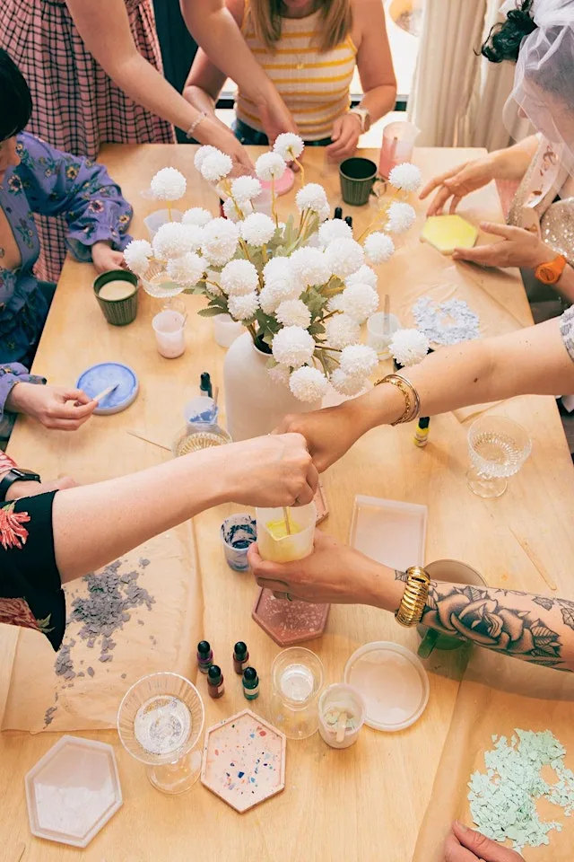 Terrazzo Tray Eco-resin & Pasta Workshop