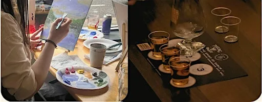 Paint and Sip Whiskey Tasting at Boundary Taproom