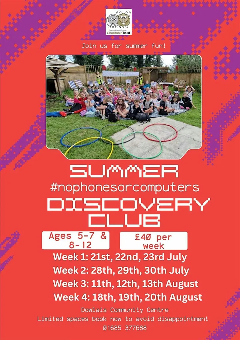 Summer #nophonesorcomputers Discovery Club Week 4
