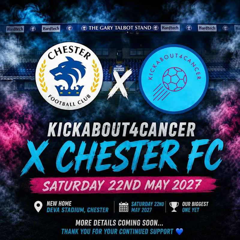 Kickabout4Cancer 2027 at Chester FC