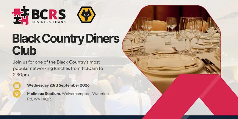 BCRS Black Country Diners Club is back on 23rd September 2026!