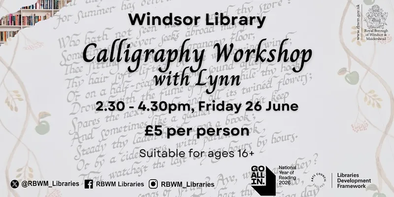 Calligraphy Workshop with Lynn