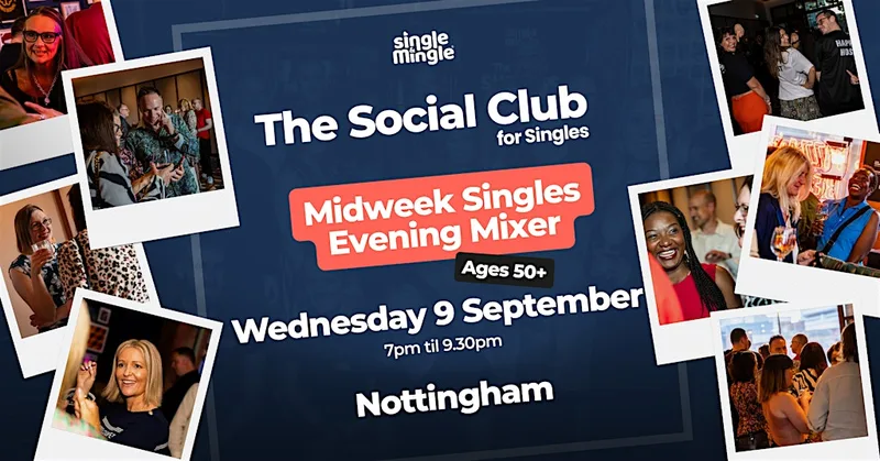 Midweek Evening Singles Mixer @ The Wollaton NOTTINGHAM (Ages 50+)