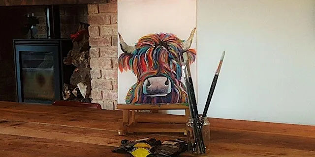 ‘Highland Cow’ Painting Workshop @Kings Chambers, Thorne