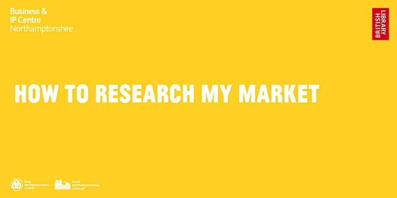 How to research my market workshop