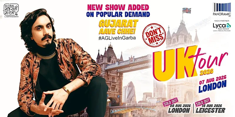 Aditya Gadhvi Live in Garba - London 2026