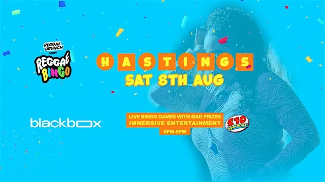 Reggae Bingo - Hastings - Sat 8th Aug