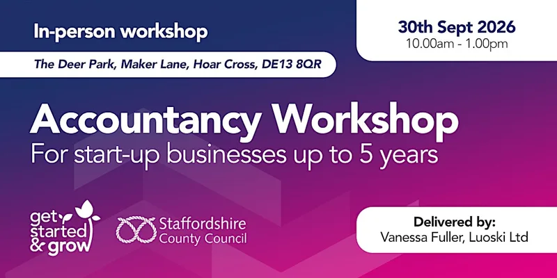 September Accountancy Workshop (Get Started & Grow)