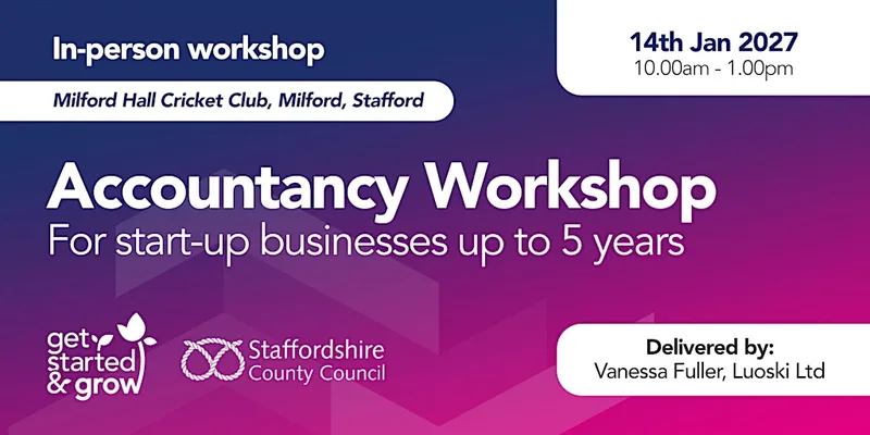 January 2027 Accountancy Workshop (Get Started & Grow)