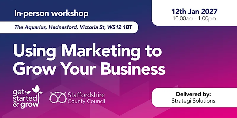January 2027 Marketing Workshop (Get Started & Grow)