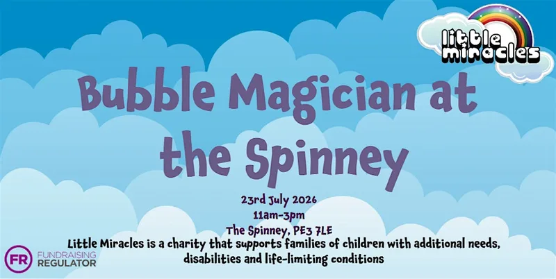 Bubble Magician at the Spinney